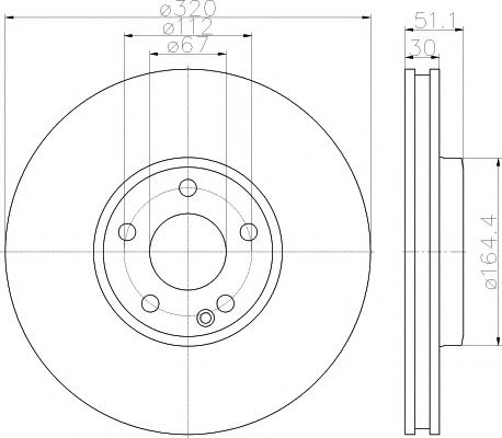 Disc frana MERCEDES GLA-CLASS (X156) (2013 - 2016) TEXTAR 92258003 piesa NOUA