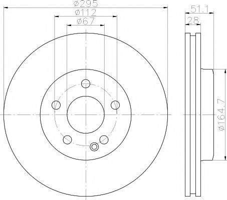 Disc frana MERCEDES GLA-CLASS (X156) (2013 - 2016) TEXTAR 92254803 piesa NOUA