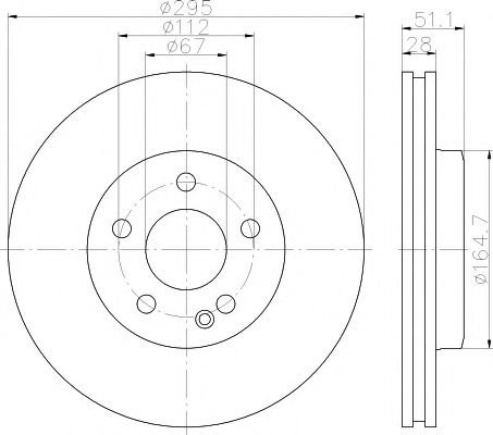 Disc frana MERCEDES GLA-CLASS (X156) (2013 - 2016) TEXTAR 92254803 piesa NOUA