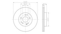 Disc frana Mercedes limuzina (W124) 1984-1993 #2 0...