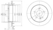 Disc frana MERCEDES M-CLASS (W163) (1998 - 2005) D...