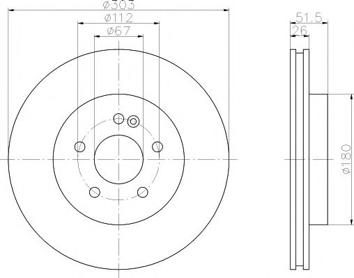 Disc frana MERCEDES M-CLASS (W163) (1998 - 2005) TEXTAR 92089905 piesa NOUA