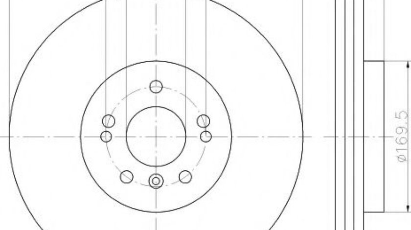 Disc frana MERCEDES M-CLASS (W164) (2005 - 2011) TEXTAR 92150605 piesa NOUA