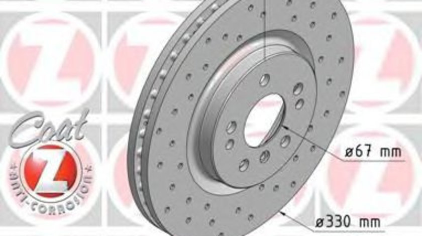 Disc frana MERCEDES M-CLASS (W164) (2005 - 2011) ZIMMERMANN 400.3648.52 piesa NOUA