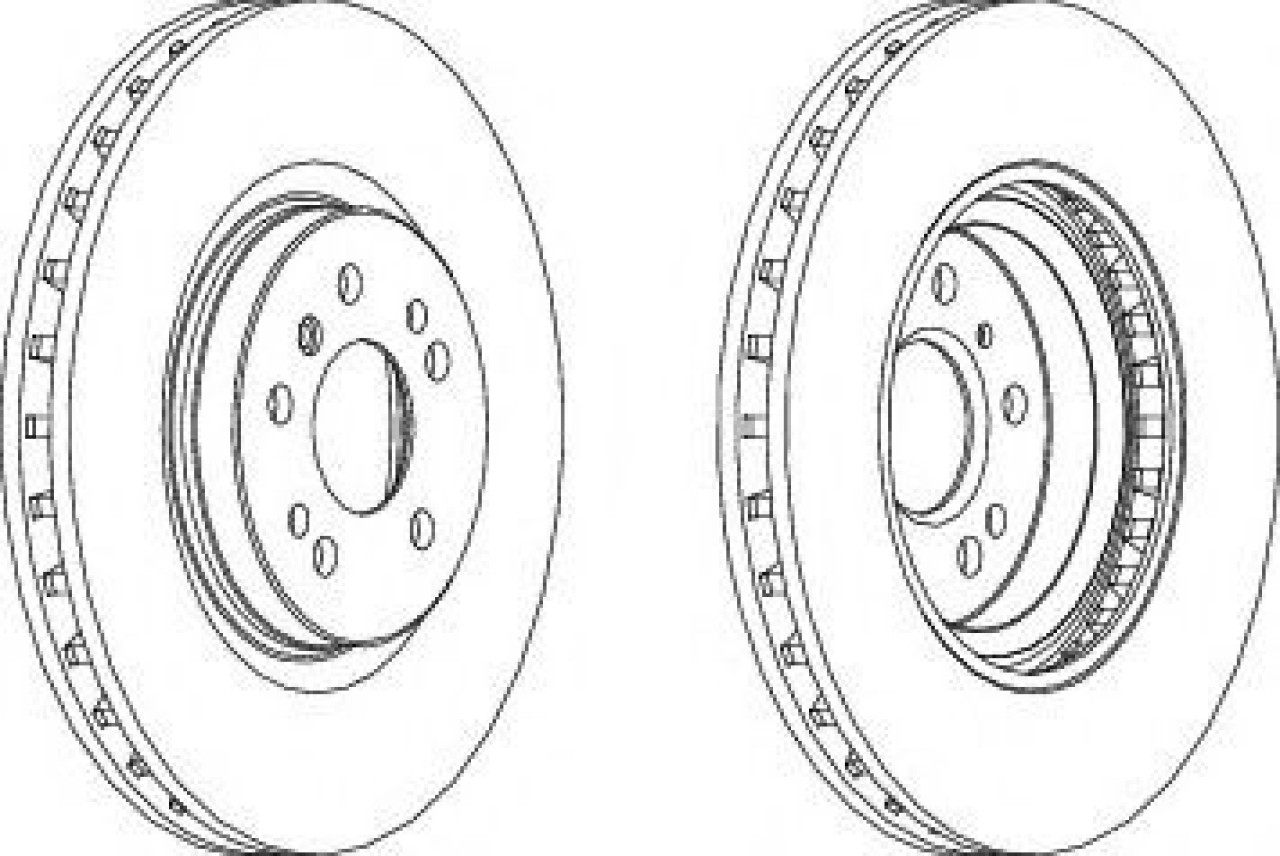 Disc frana MERCEDES R-CLASS (W251, V251) (2006 - 2016) FERODO DDF1533C-1 piesa NOUA