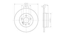 Disc frana Mercedes S-CLASS (W140) 1991-1998 #2 08...