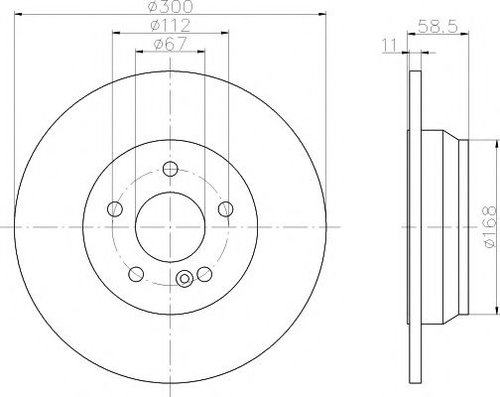 Disc frana MERCEDES S-CLASS (W220) (1998 - 2005) TEXTAR 92099403 piesa NOUA