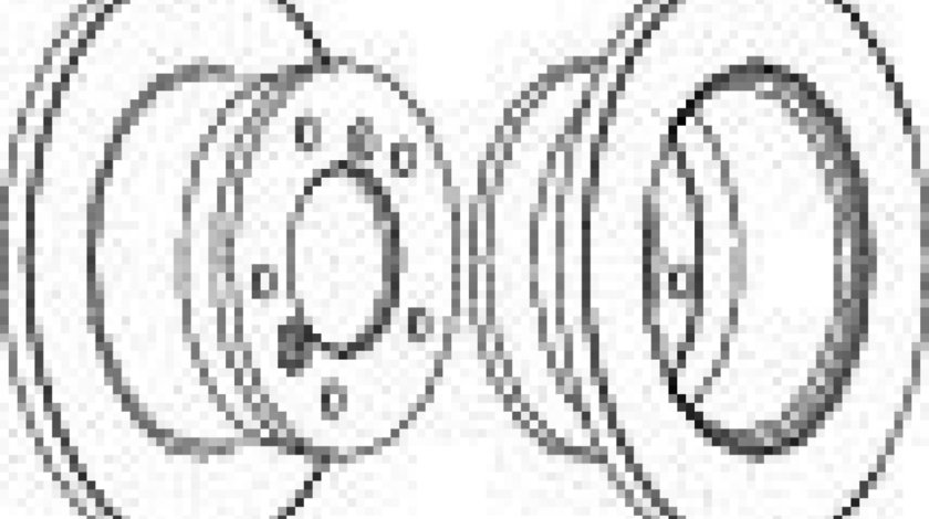 Disc frana MERCEDES SPRINTER 2-t caroserie (901, 902) (1995 - 2006) FERODO FCR229A piesa NOUA