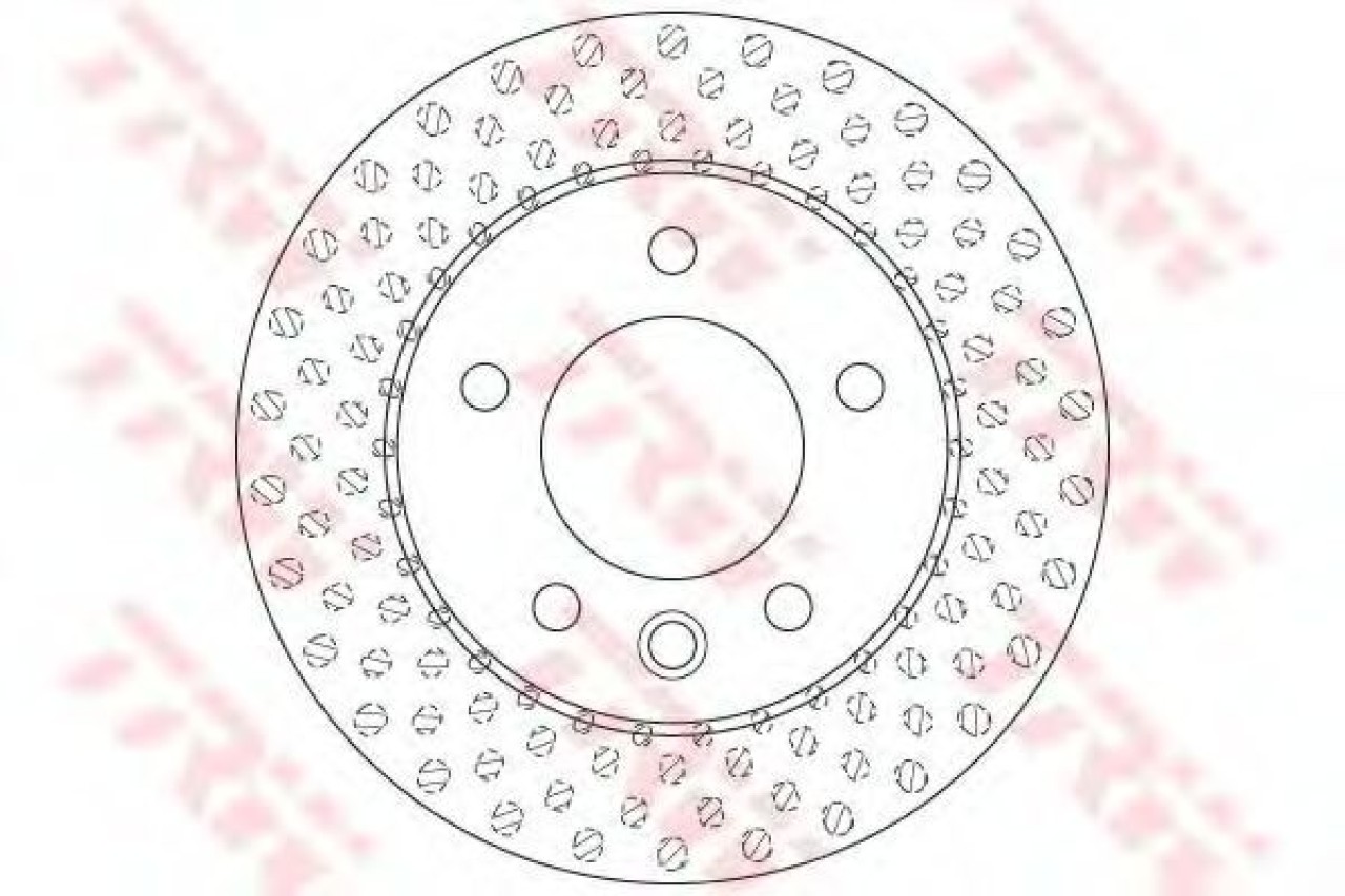 Disc frana MERCEDES SPRINTER 3-t bus (903) (1995 - 2006) TRW DF6194S piesa NOUA