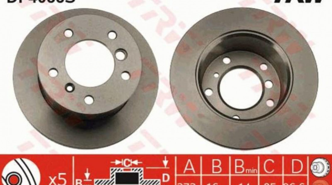 Disc frana Mercedes SPRINTER 3-t platou / sasiu (903) 1995-2006 #3 0155232031