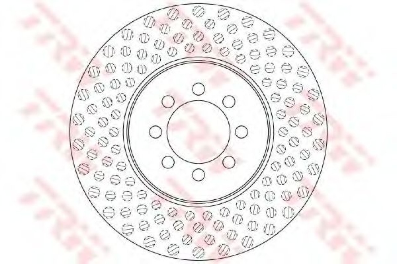 Disc frana MERCEDES SPRINTER autobasculanta (905) (2001 - 2016) TRW DF6250S piesa NOUA