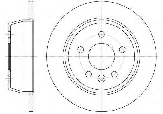 Disc frana MERCEDES V-CLASS (638/2) (1996 - 2003) REMSA 6471.00 piesa NOUA