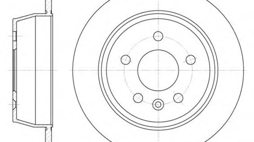 Disc frana MERCEDES V-CLASS (638/2) (1996 - 2003) REMSA 6471.00 piesa NOUA