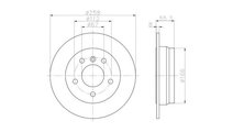 Disc frana Mercedes V-CLASS (W447) 2014-2016 #2 08...