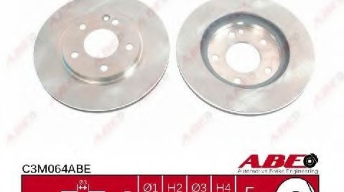 Disc frana MERCEDES VANEO (414) (2002 - 2005) ABE C3M064ABE piesa NOUA