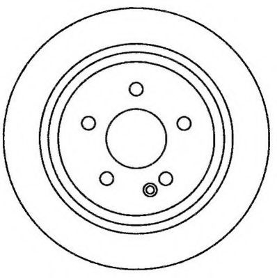 Disc frana MERCEDES VITO bus (W639) (2003 - 2016) JURID 562263JC piesa NOUA