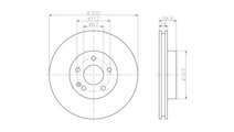 Disc frana Mercedes VITO caroserie (W447) 2014-201...