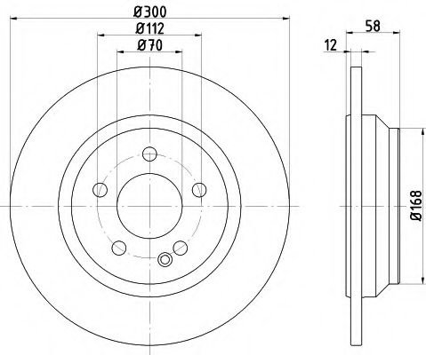 Disc frana MERCEDES VITO caroserie (W447) (2014 - 2016) TEXTAR 92272703 piesa NOUA