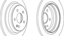 Disc frana MERCEDES VITO / MIXTO caroserie (W639) ...