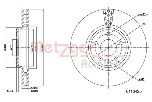 Disc Frana Metzger Csnbb Vag 6110425