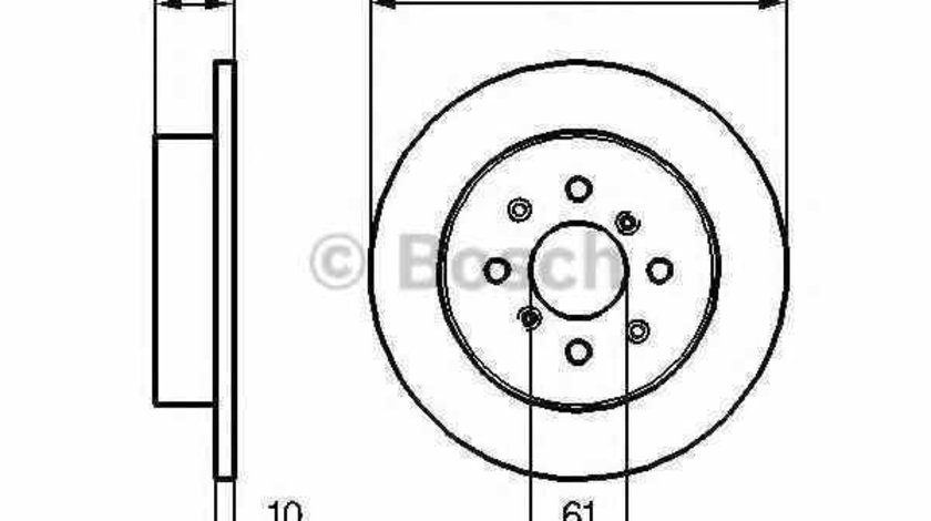 Disc frana MG EXPRESS caroserie BOSCH 0 986 479 014