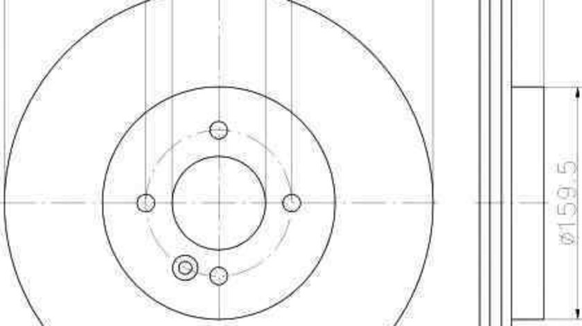 Disc frana MINI MINI Cabriolet (R52) TEXTAR 92183503