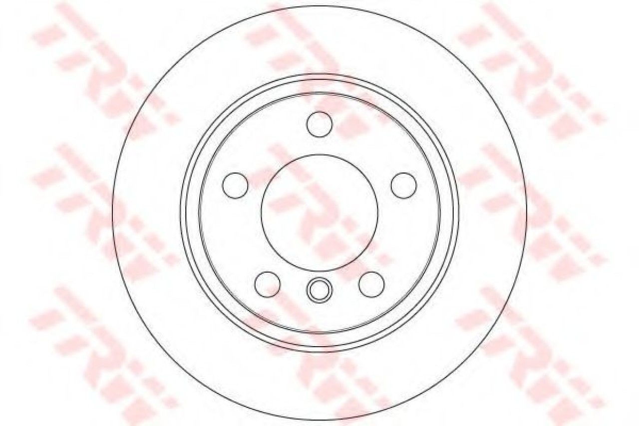 Disc frana MINI MINI COUNTRYMAN (R60) (2010 - 2016) TRW DF6353 piesa NOUA
