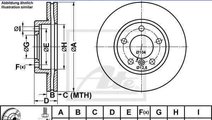 Disc frana MINI MINI COUNTRYMAN (R60) ATE 24.0122-...