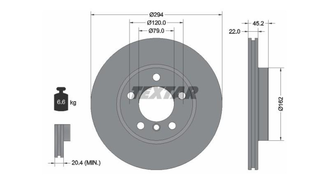 Disc frana MINI MINI PACEMAN (R61) 2012-2016 #2 0986479725