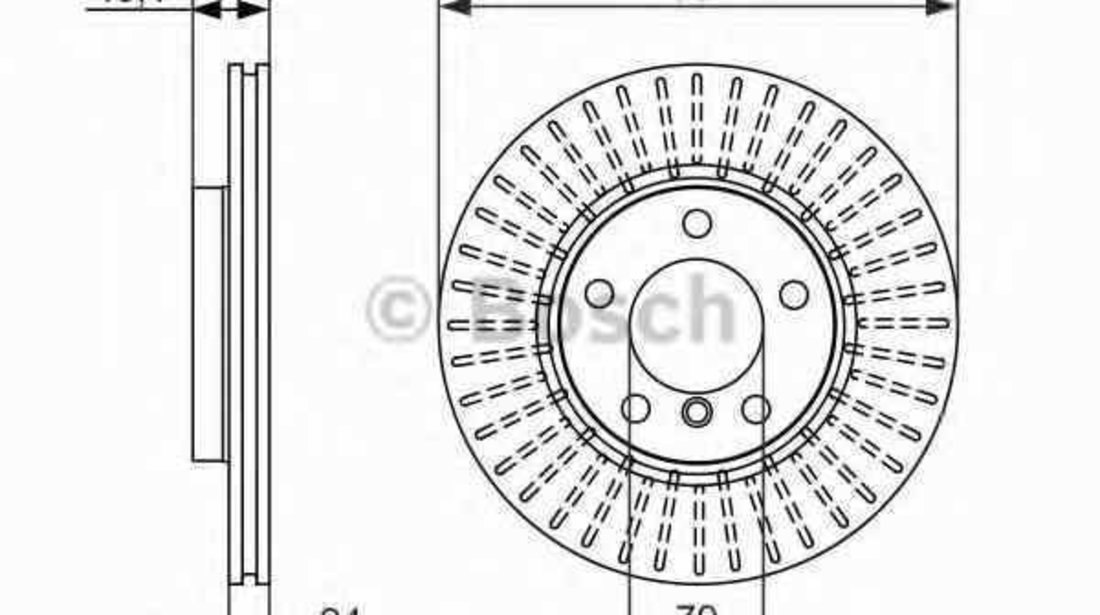 Disc frana MINI MINI PACEMAN R61 BOSCH 0 986 479 726