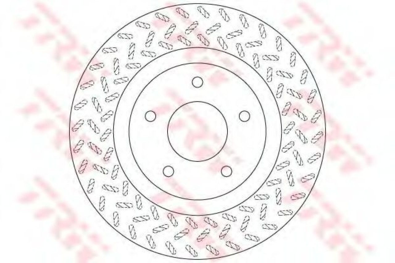 Disc frana MITSUBISHI ASX Van (GA_W) (2010 - 2016) TRW DF6206 piesa NOUA