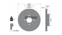 Disc frana Mitsubishi COLT VI (Z3_A, Z2_A) 2002-20...