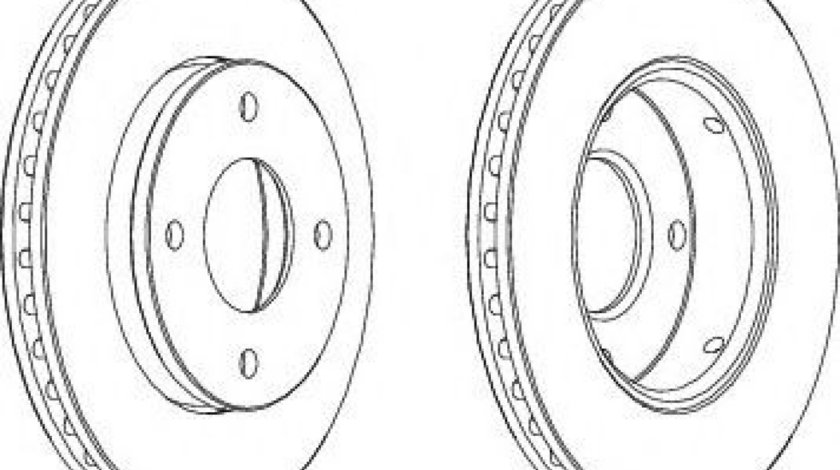 Disc frana MITSUBISHI COLT VI (Z3, Z2) (2002 - 2012) FERODO DDF1621C piesa NOUA