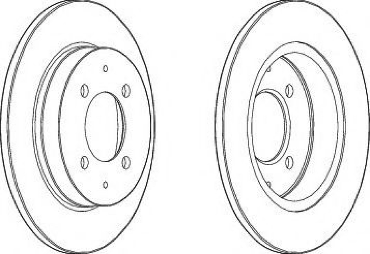 Disc frana MITSUBISHI COLT VI (Z3, Z2) (2002 - 2012) FERODO DDF1622C piesa NOUA