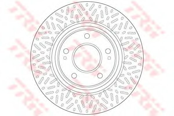 Disc frana MITSUBISHI GRANDIS (NA) (2003 - 2016) TRW DF6259 piesa NOUA