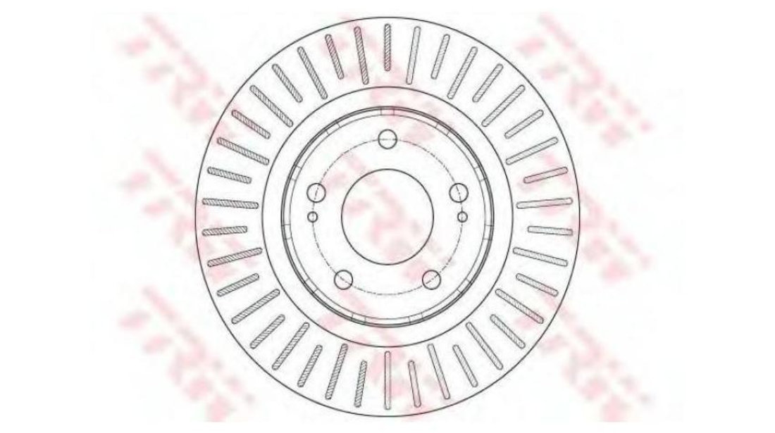 Disc frana Mitsubishi LANCER SPORTBACK (CX_A) 2007-2016 #3 0986479372