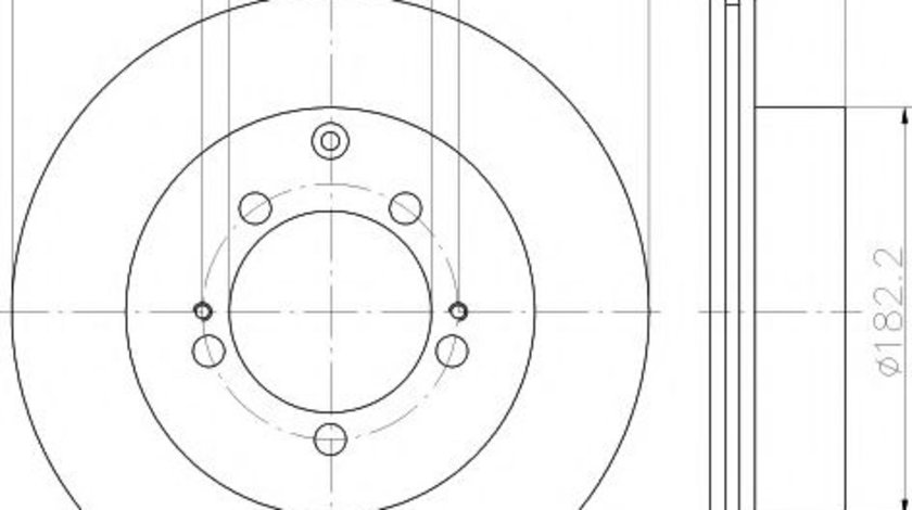 Disc frana MITSUBISHI LANCER VI (CJ-CP) (1995 - 2003) TEXTAR 92134700 piesa NOUA