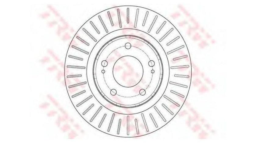 Disc frana Mitsubishi OUTLANDER I (CU_W) 2001-2006 #3 0986479372