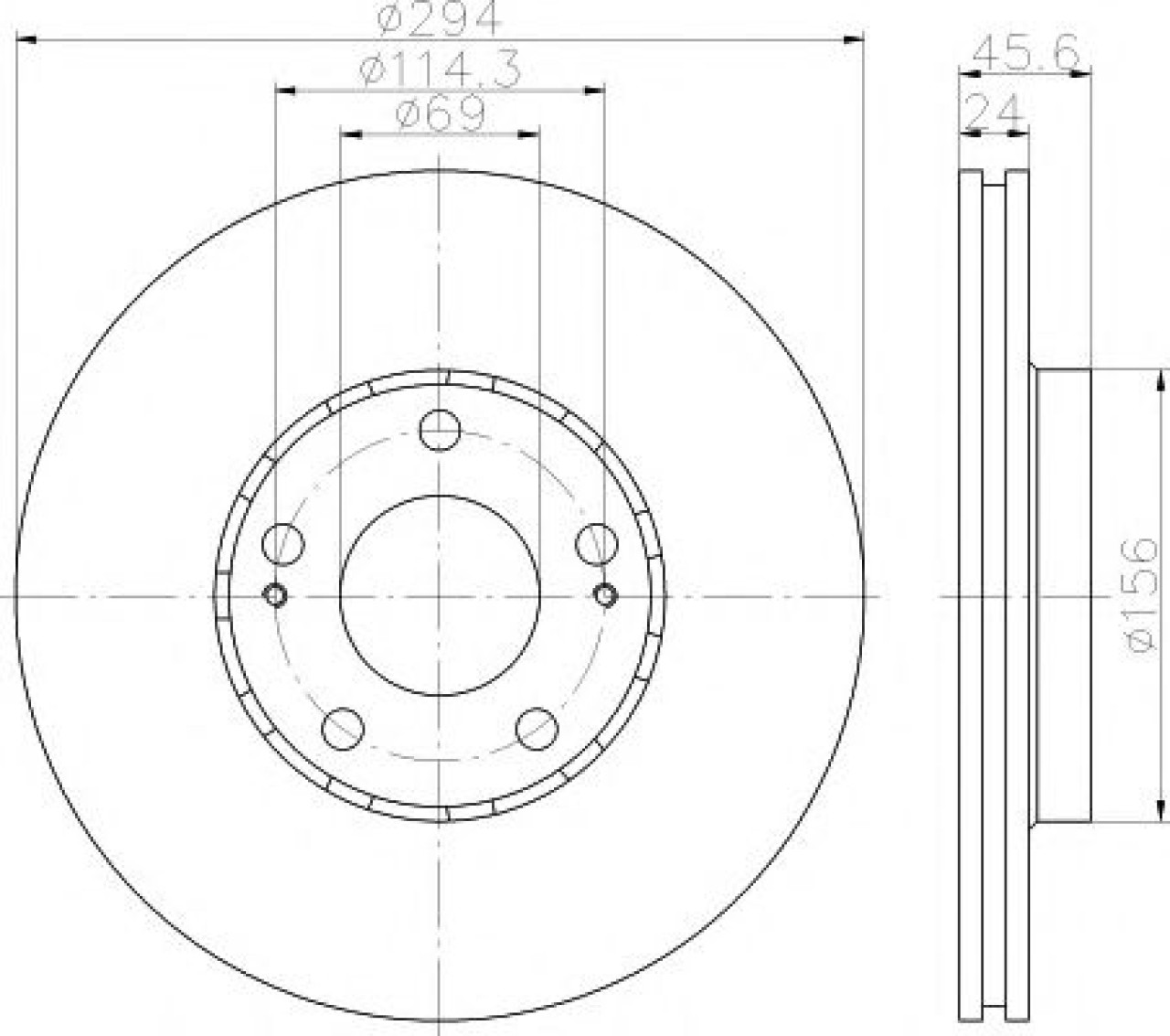 Disc frana MITSUBISHI OUTLANDER II (CW) (2006 - 2012) TEXTAR 92135203 piesa NOUA