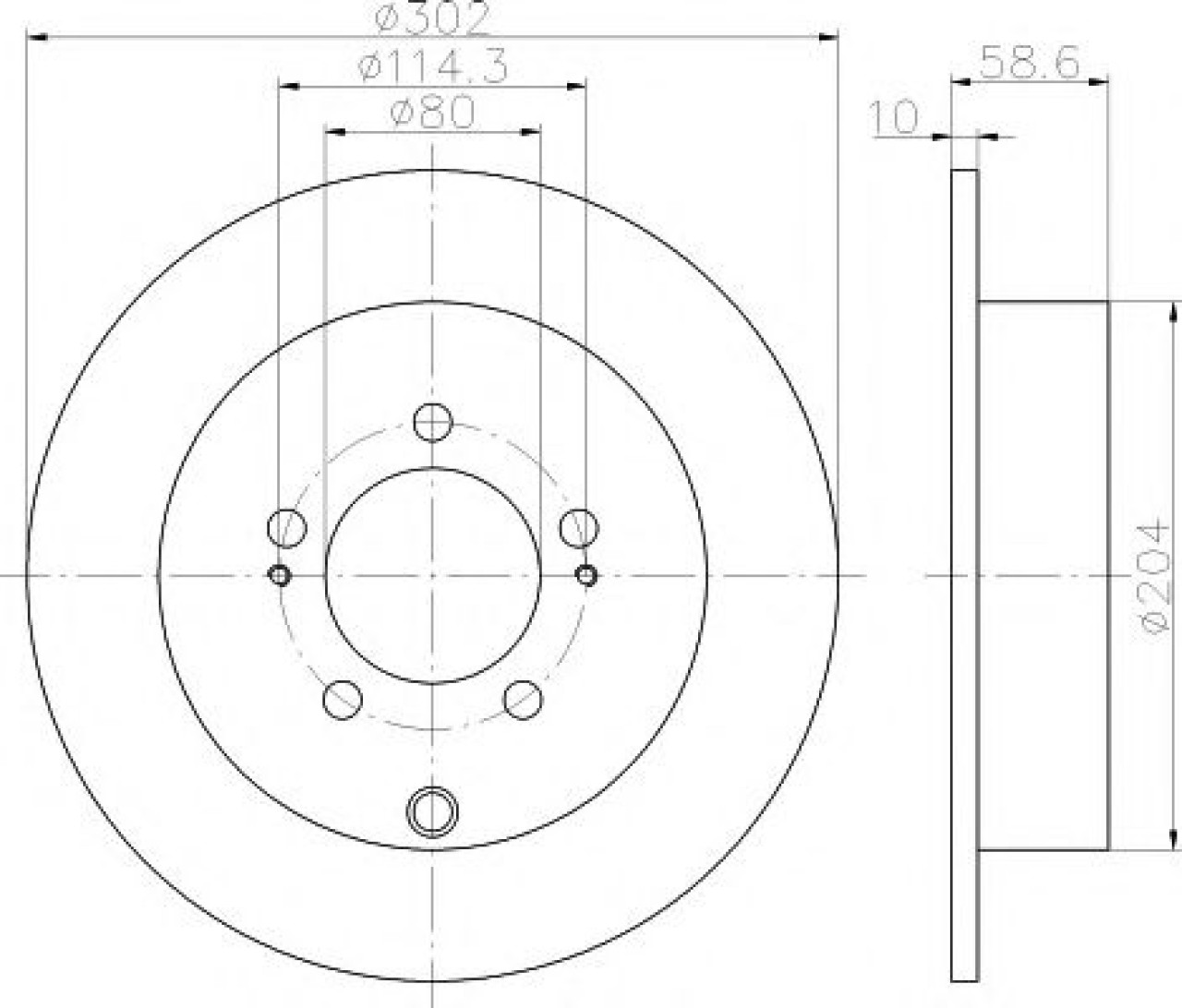 Disc frana MITSUBISHI OUTLANDER II (CW) (2006 - 2012) TEXTAR 92167003 piesa NOUA