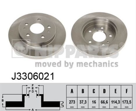 Disc Frana Nipparts Daihatsu J3306021