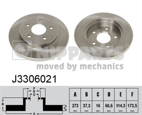 Disc Frana Nipparts Daihatsu J3306021