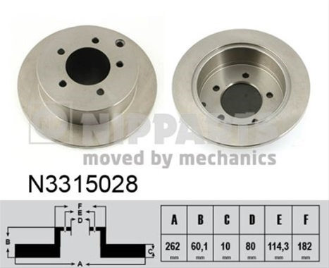 Disc Frana Nipparts Dongnan (Soueast) N3315028
