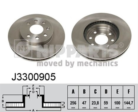 Disc Frana Nipparts General Motors J3300905