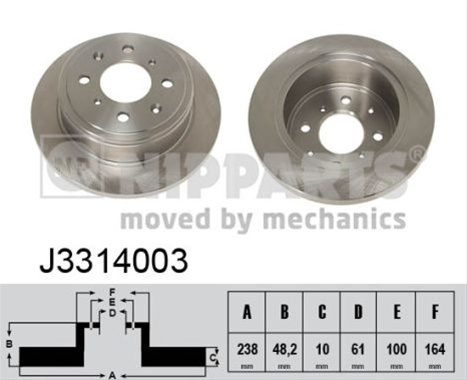 Disc Frana Nipparts Honda J3314003