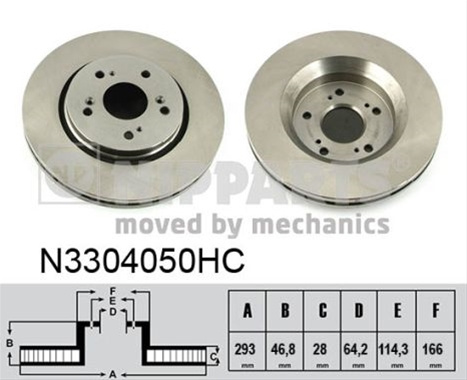 Disc Frana Nipparts Honda N3304050HC
