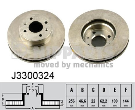 Disc Frana Nipparts Hyundai J3300324