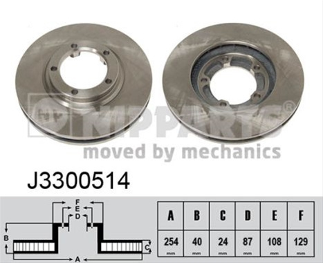 Disc Frana Nipparts Hyundai J3300514