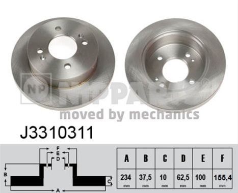 Disc Frana Nipparts Hyundai J3310311
