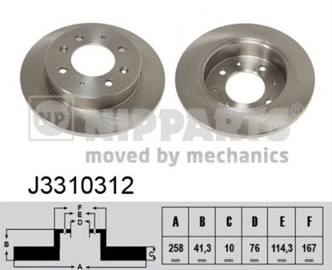 Disc Frana Nipparts Hyundai J3310312